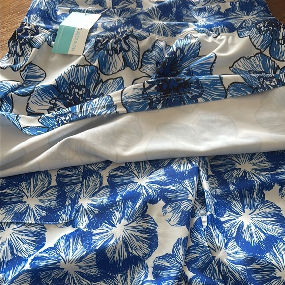 Skort Obsession Blue Floral Skort - Picture 4 of 4